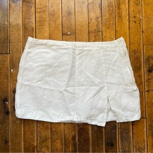 h&m linen skirt